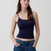 Canotta basic a maglia fitta