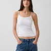 Canotta basic a maglia fitta