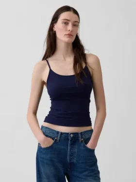 Canotta basic a maglia fitta