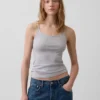 Canotta basic a maglia fitta