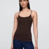 Canotta basic a maglia fitta