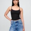 Canotta basic a maglia fitta