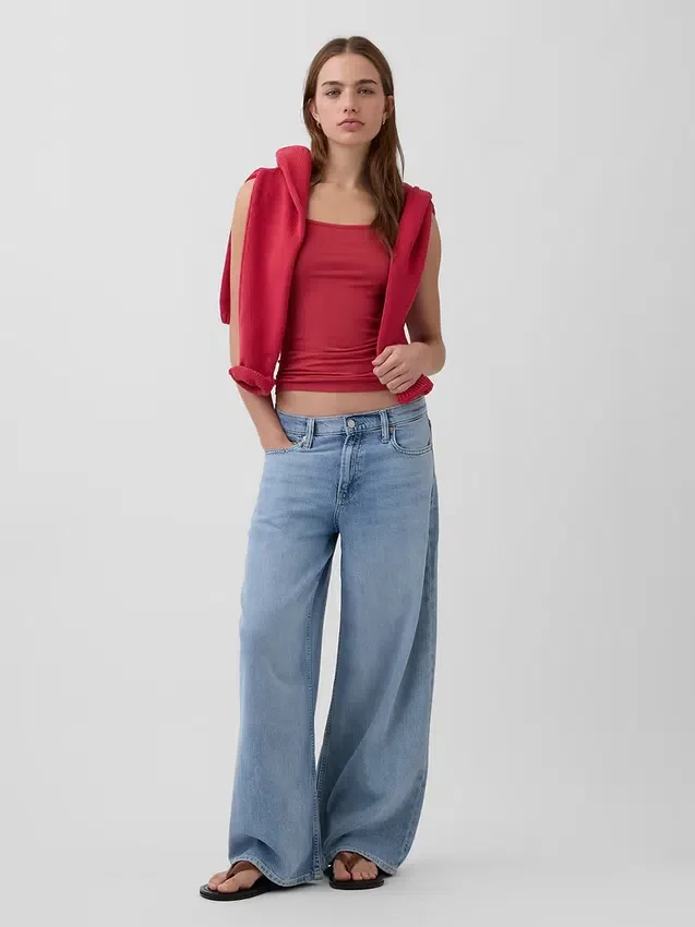 Canotta basic a maglia fitta