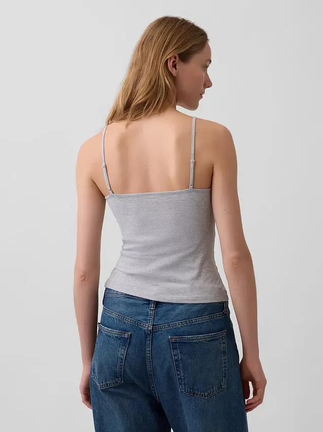 Canotta basic a maglia fitta