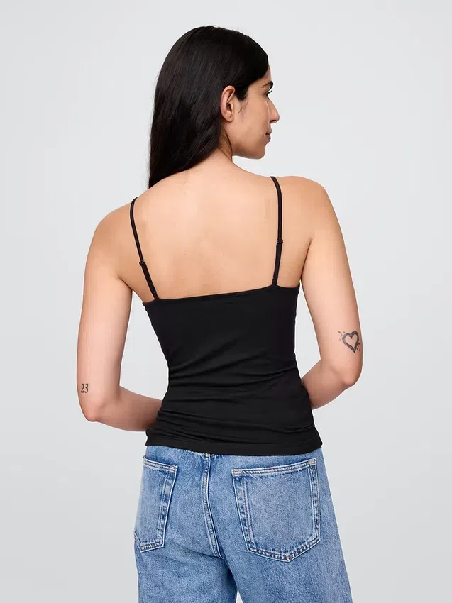 Canotta basic a maglia fitta