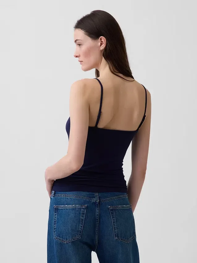 Canotta basic a maglia fitta