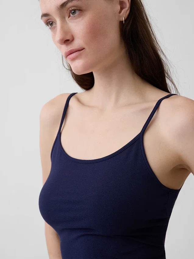 Canotta basic a maglia fitta