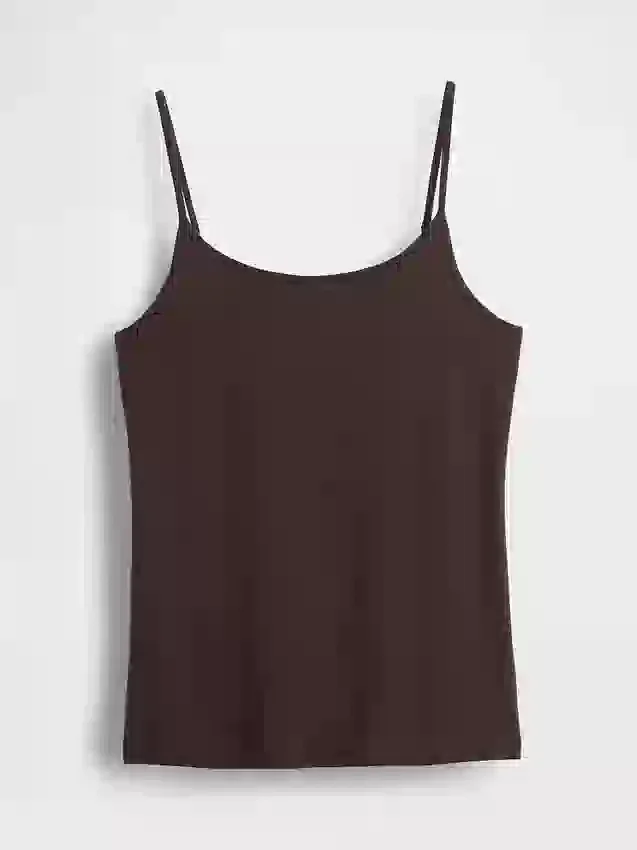 Canotta basic a maglia fitta