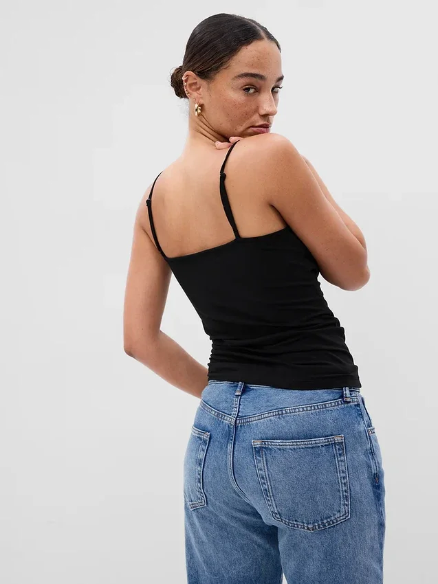 Canotta basic a maglia fitta