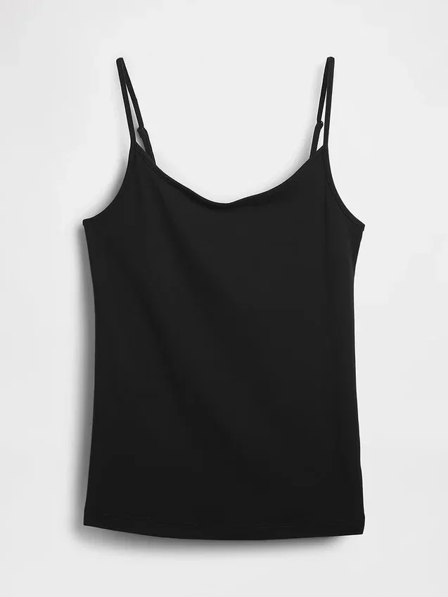 Canotta basic a maglia fitta