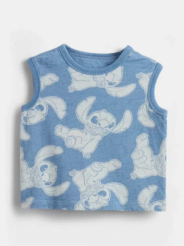 Canotta con grafica Lilo & Stitch per neonato & bebè