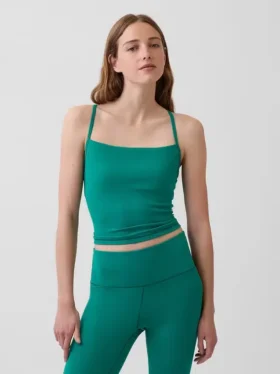 Canotta corta GapFit Smooth con dorso a vogatore