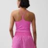 Canotta corta GapFit Smooth con dorso a vogatore