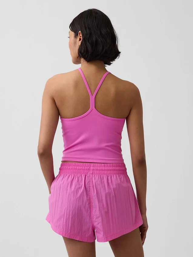 Canotta corta GapFit Smooth con dorso a vogatore