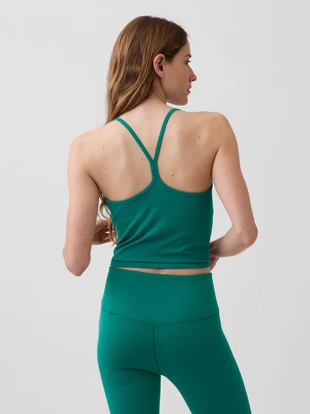 Canotta corta GapFit Smooth con dorso a vogatore