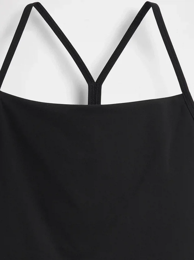 Canotta corta GapFit Smooth con dorso a vogatore