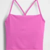 Canotta corta GapFit Smooth con dorso a vogatore