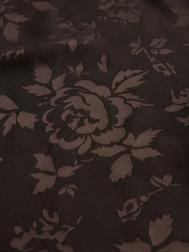 Canotta corta in tessuto jacquard