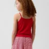 Canotta da pigiama a costine riciclata per bambini