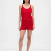 Canotta da pigiama leggera in maglia CashSoft a cuori in punto pointelle