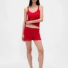 Canotta da pigiama leggera in maglia CashSoft a cuori in punto pointelle