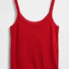 Canotta da pigiama leggera in maglia CashSoft a cuori in punto pointelle
