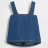 Canotta in denim per neonato & bebè