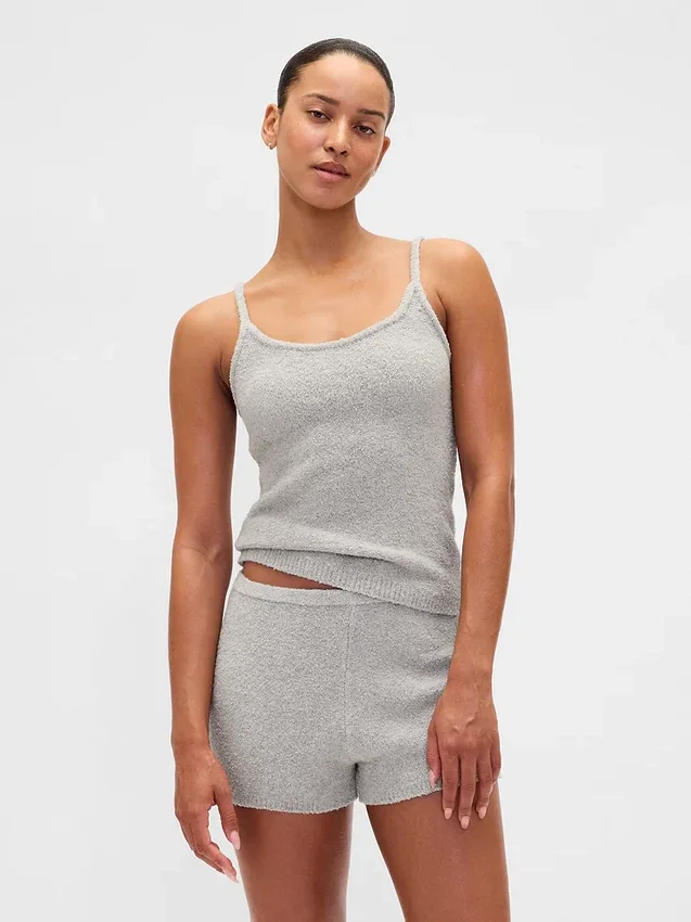 Canotta in maglia bouclé CashSoft
