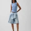 Canotta in maglia pointelle