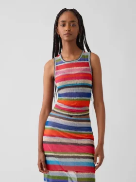 Canotta trasparente Gapstudio Happy Stripe