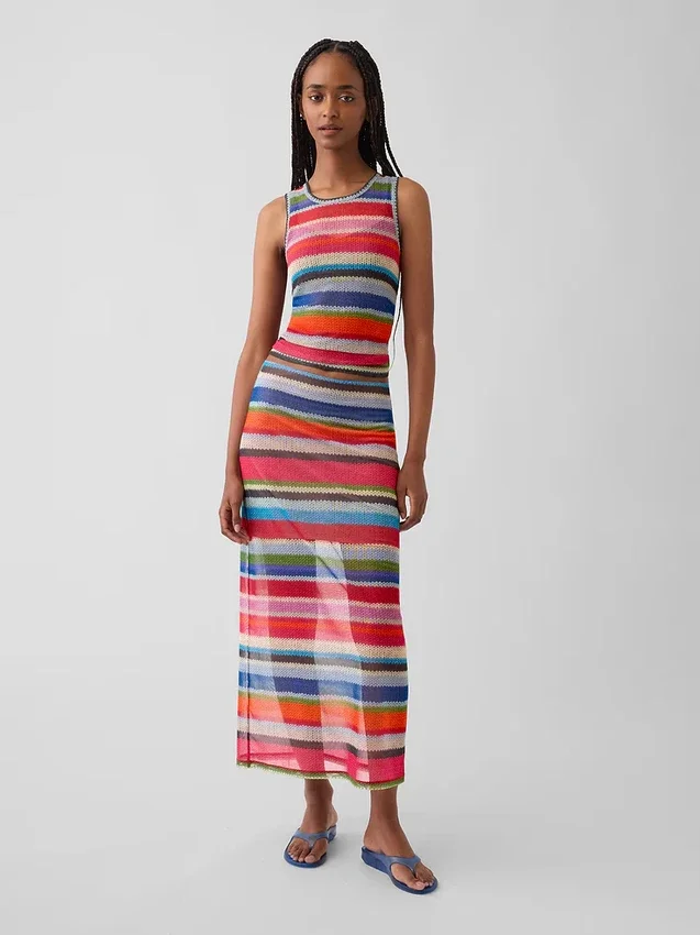 Canotta trasparente Gapstudio Happy Stripe
