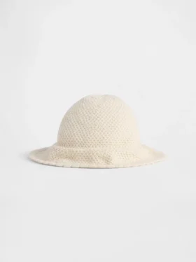 Cappellino a secchiello all'uncinetto per neonato & bebè