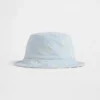 Cappellino a secchiello in denim con margherite per Neonato & Bebè