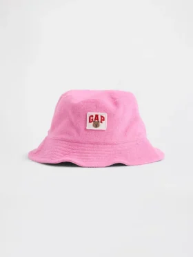 Cappellino a secchiello in spugna per neonato & bebè con logo Brannan Bear