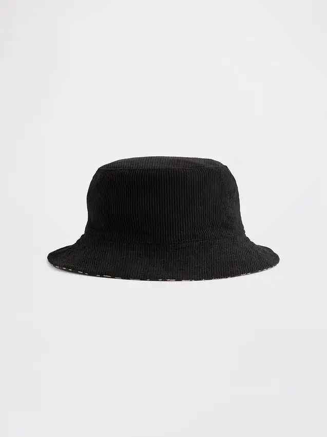 Cappellino a secchiello reversibile leopardato per Neonato & Bebè