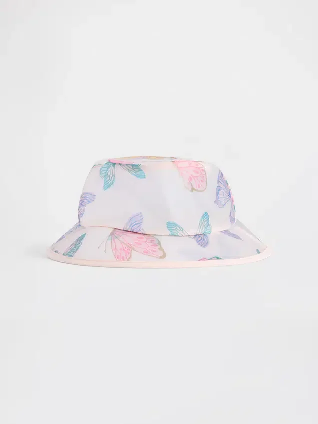 Cappellino antipioggia a farfalla per bambini piccoli