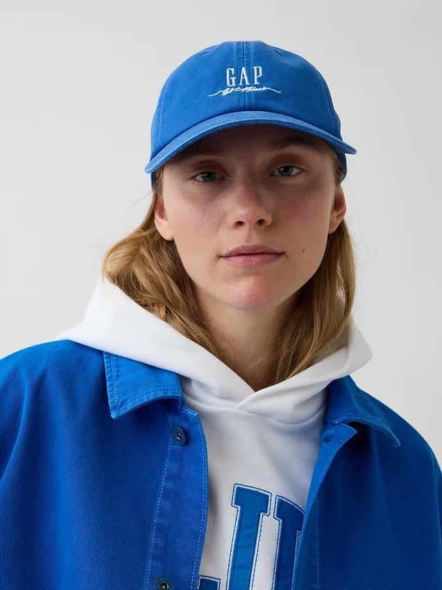 Cappellino da baseball con logo Get Blue