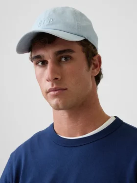 Cappellino da baseball con logo slavato