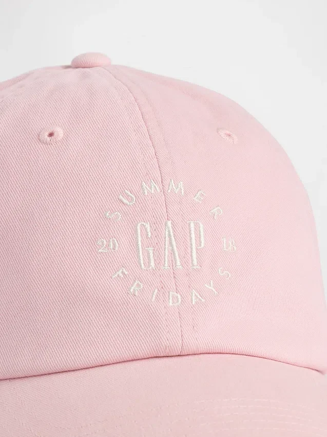 Cappellino da baseball GAP × Summer Fridays in cotone biologico con logo