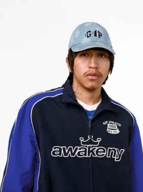 Cappellino da baseball in denim a pois GAP × Awake Ny