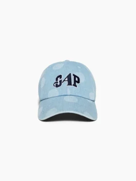 Cappellino da baseball in denim a pois GAP × Awake Ny