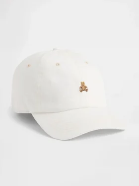 Cappellino da baseball in denim con orsetto Brannan