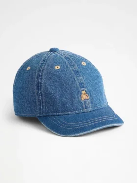 Cappellino da baseball in denim per bambini