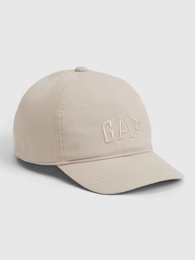 Cappellino da baseball per bambini in cotone biologico con Arch Logo di GAP