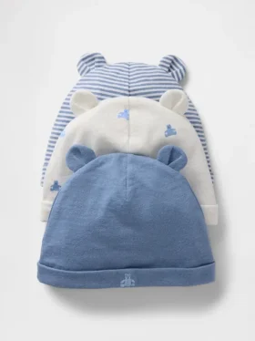 Cappellino in cotone biologico "Baby First Favorites" (confezione da 3)