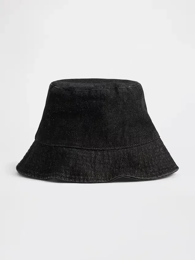 Cappello a secchiello in denim