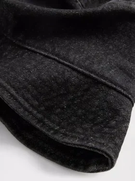 Cappello a secchiello in denim