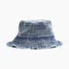 Cappello a secchiello in denim per bambini