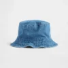 Cappello a secchiello in denim per bambini