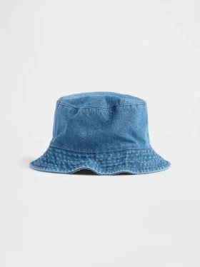Cappello a secchiello in denim per bambini
